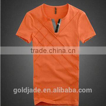 2017 New Item Casual V Neck Various Size Color T Shirts for Men