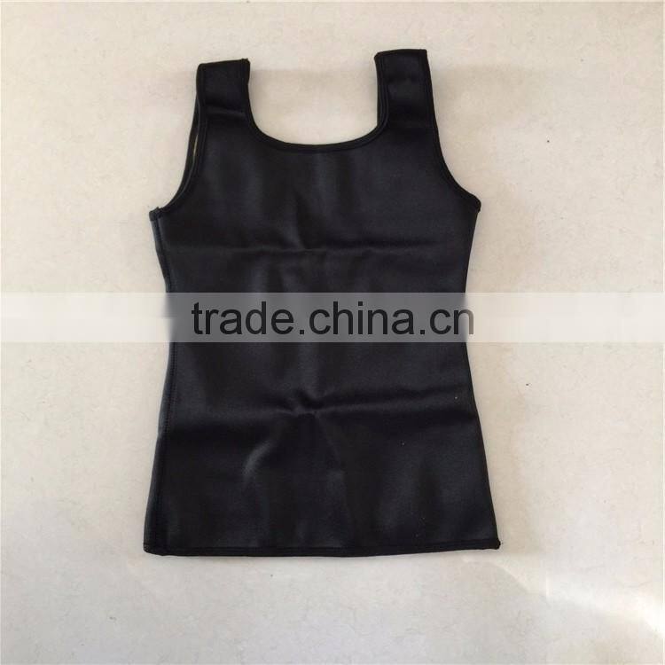 customer logo printing Hot sweat neoprene shapewear body shaper slimming sauna vest for women