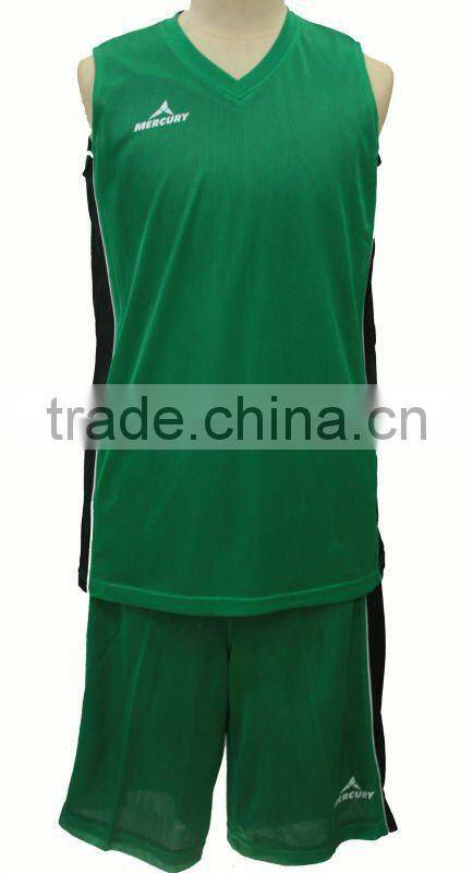 Reversible mesh jersey and short