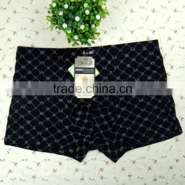 New hot wholesale men bamboo fiber underwear sexy boxer man underwear