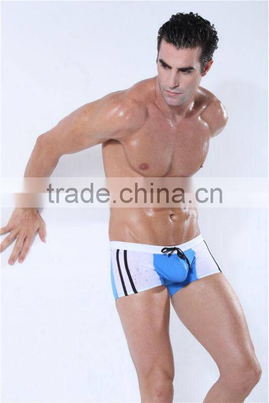 Novelty hot sexy men's modal swimwear boxer sportwear men's underwear swimsuits for boy
