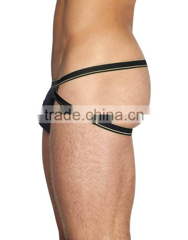Wholesale Custom Band Backless Strap Sexy Brief For Male Cotton Spandex Brief Jocky Men Underwear