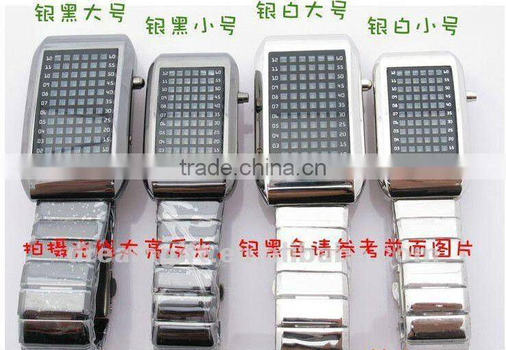 2012 hotsale man watch 72 lights LED watch really nice