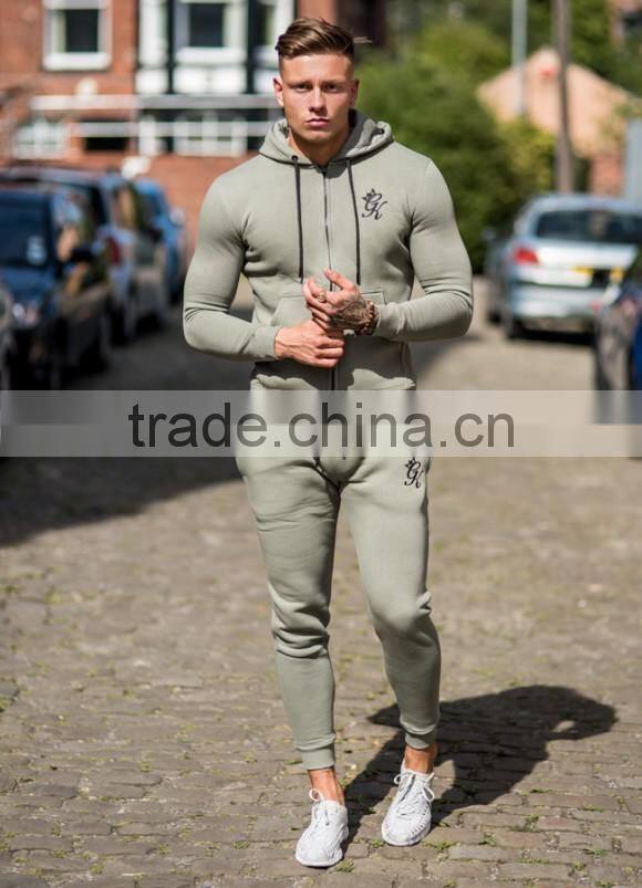 Hot Sale Men's Tracksuits Full Zip up Hoodie Cotton Fleece Tracksuit Top Tapered Jogger Pants Gym Hoodie Wholesale