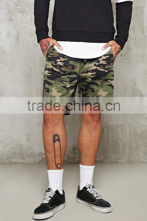 latest design gym camo shorts fitness sweat shorts man wholesale