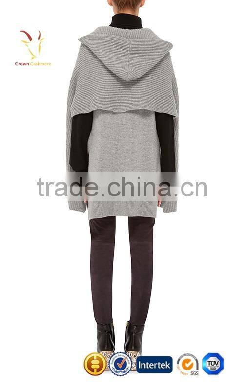 Hot Selling Custom Hoodie Cashmere Wrap Shawl Scarf With Pocket