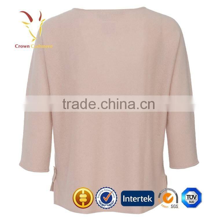 New Design Knitted Women Pullover Sweater Pattern