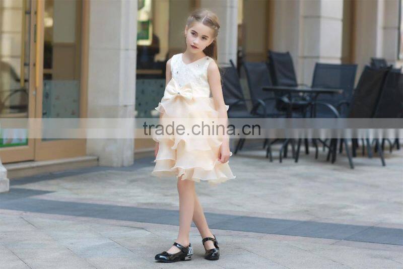 hot sale Net fabric ball grown dress for baby girl summer dress for girl ruffle skirt sleeveless