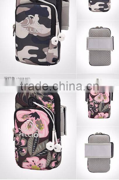 personalized design running mobile phone arm bag