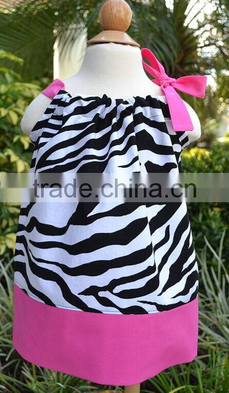 Navy and red Baseball Pillowcase Dress for little girls toddler