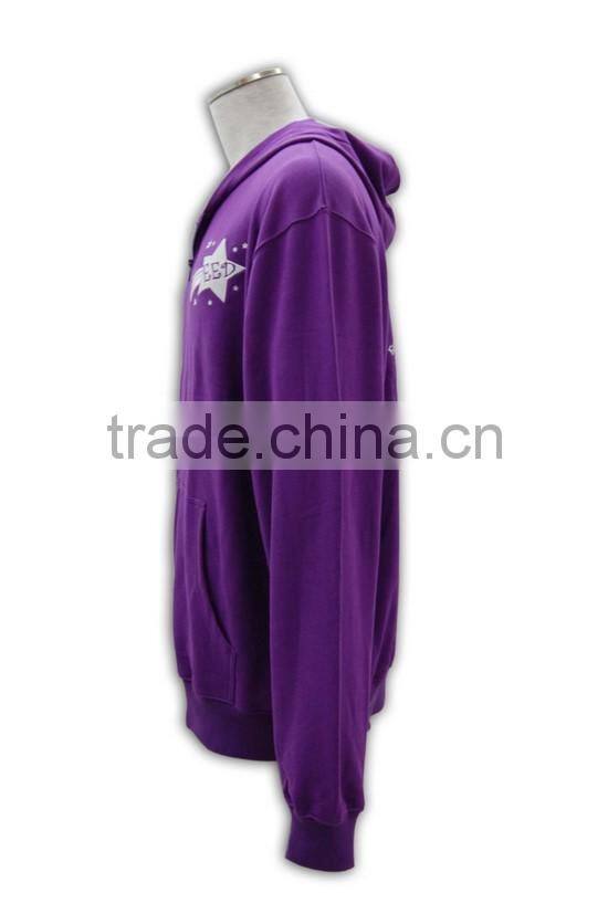 Lastest product best price quality purple ladies smart trendy hoodie