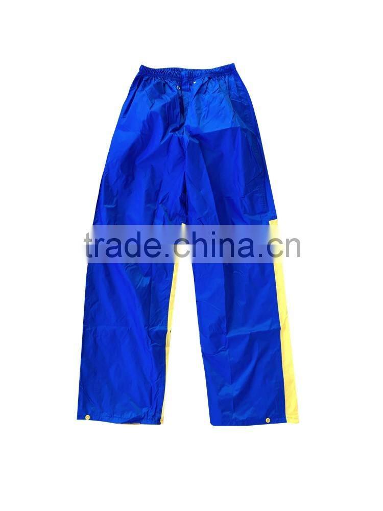Cheap mens waterproof jogging coverall rain suit