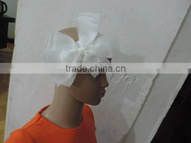 Wholesale Baby Girl Chiffon Bowknot Headbands Flower Girl Hairbands