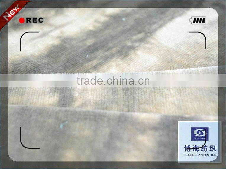 printed cotton velvet sofo fabric for upholstery