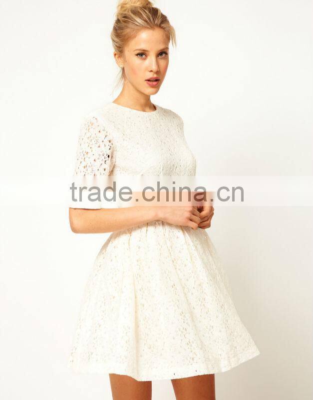 Skater Dress In Lace