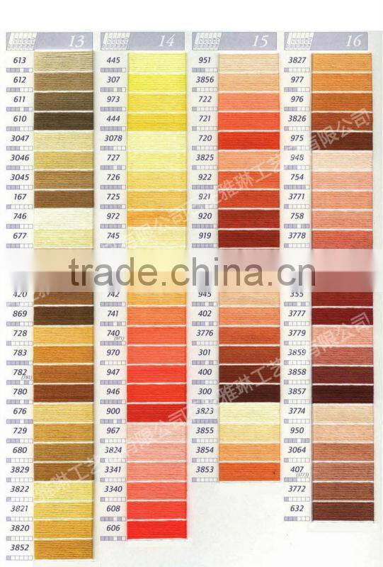 thread with 100% egyptian cotton similar dmc embroidery thread