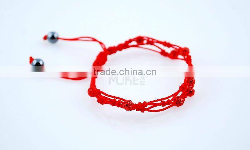 Hand Woven shinning ball bracelet