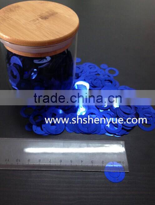 100% recycled Beaded Lace Loose Sequin Bulk Sale for garment and handcraft decoration