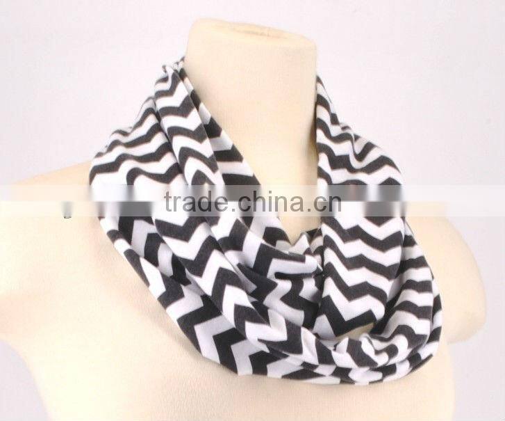 2013Hot Sale!Baby Fashion Printed Scarf For Women And Babies Toddlers Chevron Cotton Scarf Winter Wear Chevron Infinity Scarves