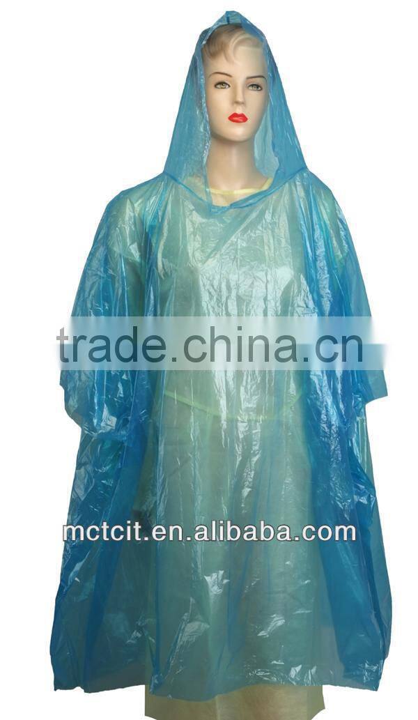 Disposable pe raincoat