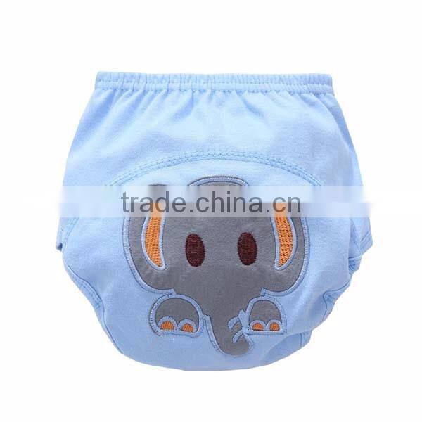 orange tiger style 3 layers waterproof high quality baby cloth diaper
