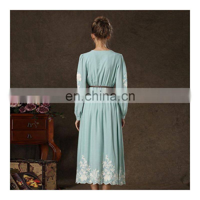 New trendy casual muslim long dress