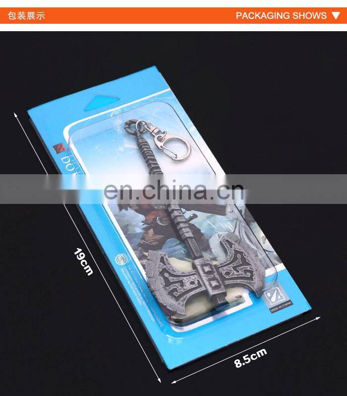 Dota 2 Axe Key Chain Black Wholesale New Anime Game Dota 2 Key Chain