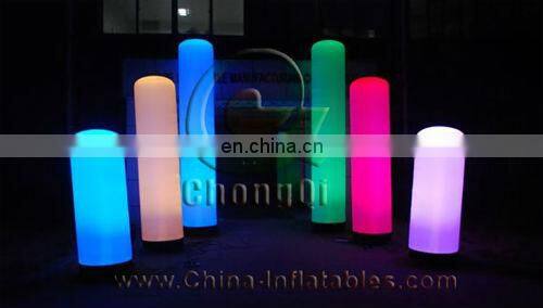 Decoration inflatable light column for sale