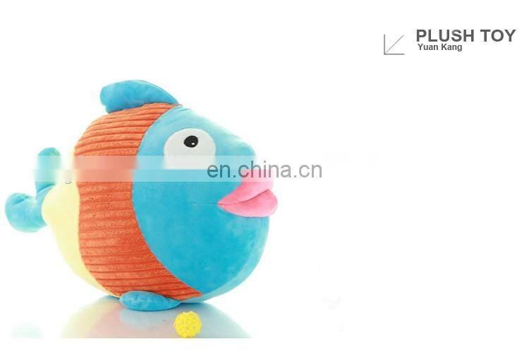 Aquarium soft rainbow fish plush toy