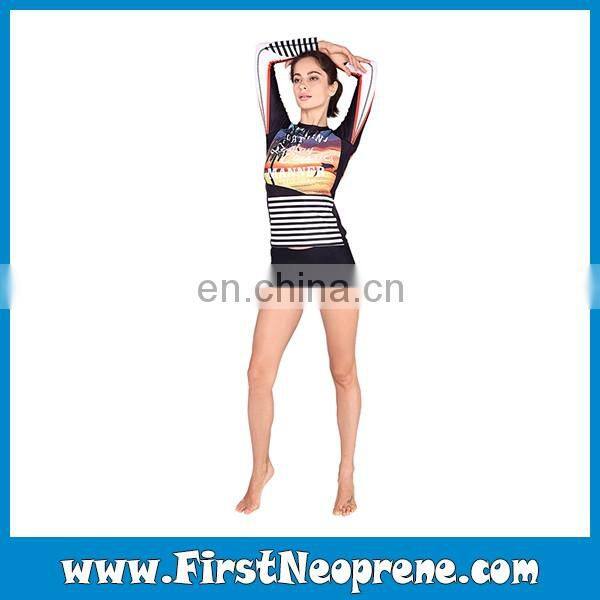 Outdoor Picnic UV protection Spandex Rash Guard Sportswear
