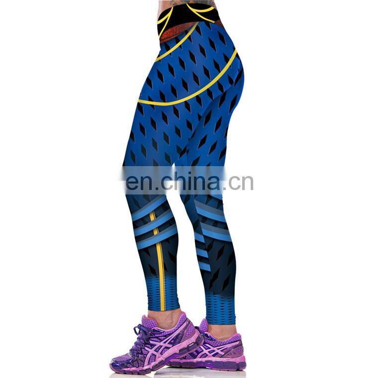 Fitness Dylan Digital Printing Women Stretch Tight Custom Sexy Pants