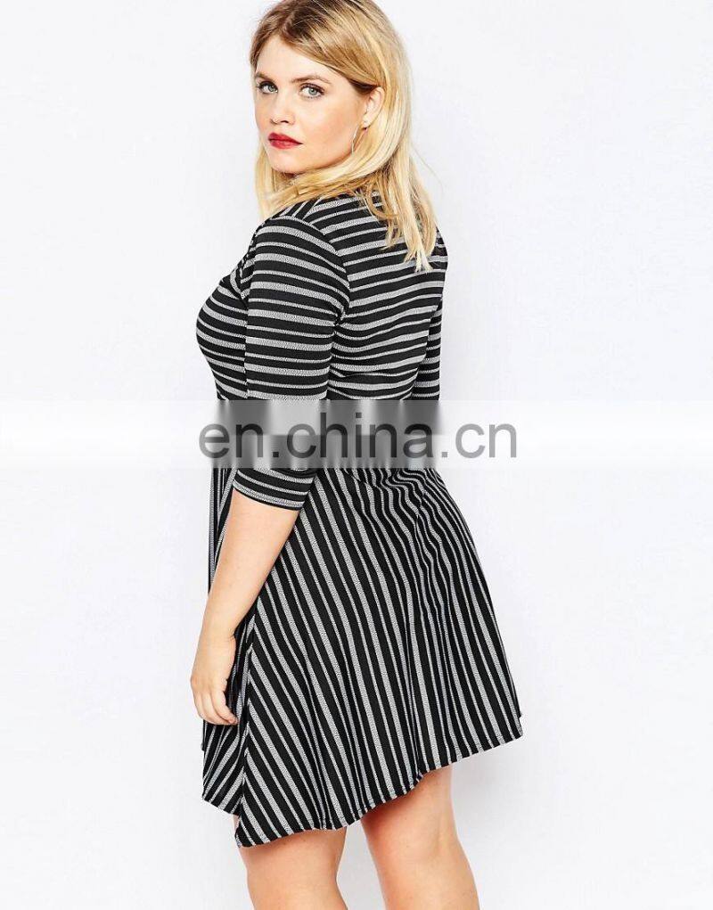Plus size women clothing oem custom womens clothing fat women dresses