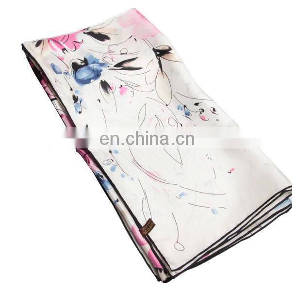 fashion satin square mulberry silk scarf