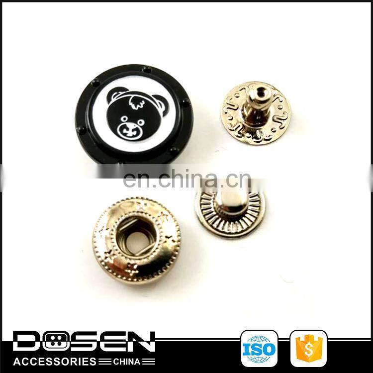fashion alloy 17mm spring snap button,garment clothing press studs fasteners