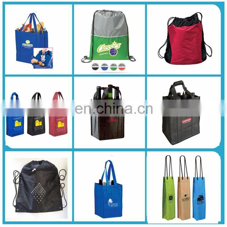 Custom promotional pp non woven beer bottle bag