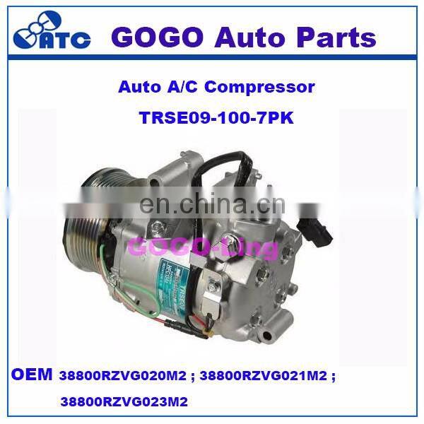 TRSE09 Auto A/C Compressor for H onda OEM 38800RZVG020M2 ; 38800RZVG021M2 ; 38800RZVG023M2