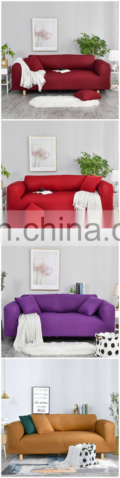 Wholesale Solid Pattern Type and Sofa Cover Production Elastic Furniture Protector Arm Chair Cover for Living Room