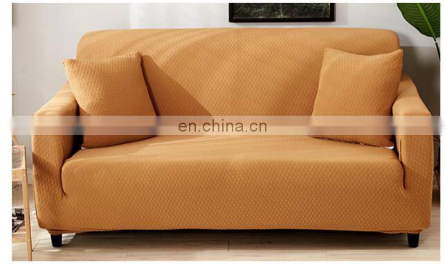 Sofa cover stretch Sofa Slipcover Separate Cushion Couch Cover Universal Sleeper, Checks Spandex Jacquard Fabric