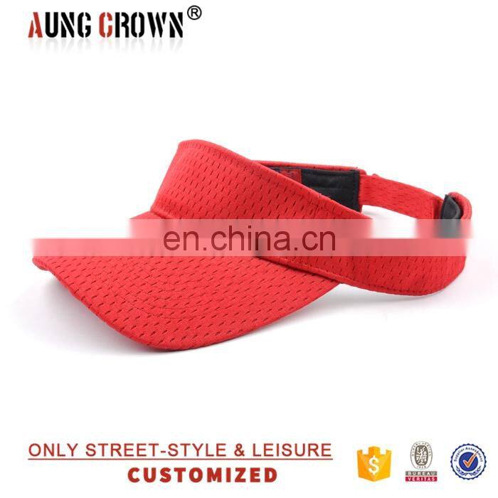 custom promotional plain blank tennis visor hat
