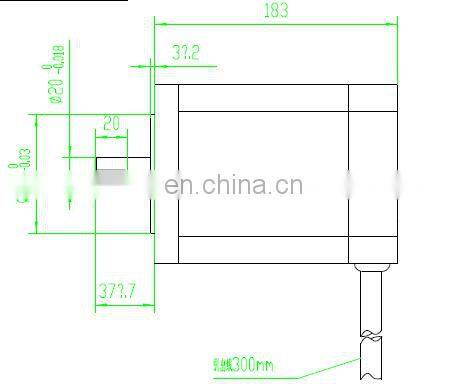 110BLS04 48V 3 phase bldc motor , rated 48 volt 6.5Nm, 2500rpm, peak 20Nm