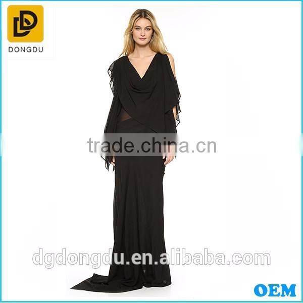 Hottest fashion style elegant women casual summer ladies black sleeveless dress