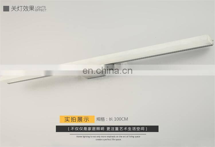 Hot sale modern minimalist LED mirror vanity light for bathroom hotel