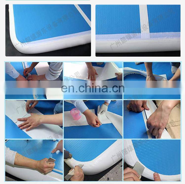 Hot Selling 20cm Thickness Inflatable Folding Air Floor Track Yoga Gymnastics Gym Equipment Tumbling Jumping Mat for Sale
