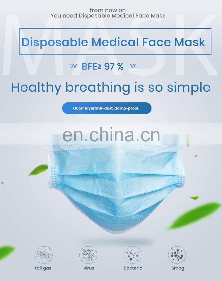 Custom 3ply Disposable face shield mask
