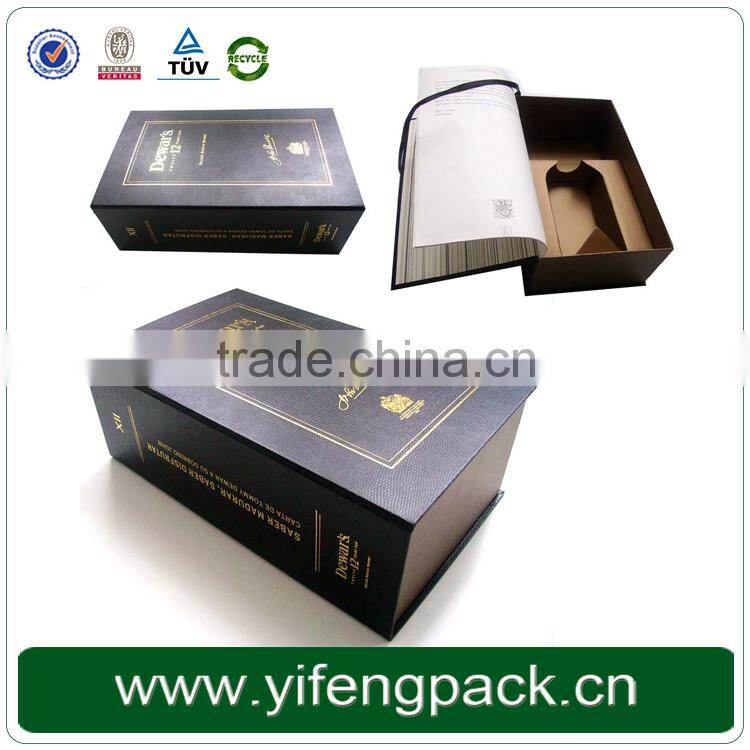 Hot Sale Leather Wine Bottle Holder Gift Box For Single Bottle With Wine Tool Set