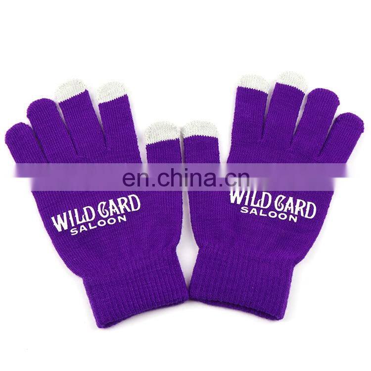 Pink Touch Tip Gloves for Capacitive Touch Screens