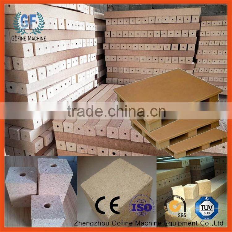 wood pallet feet block making machine
