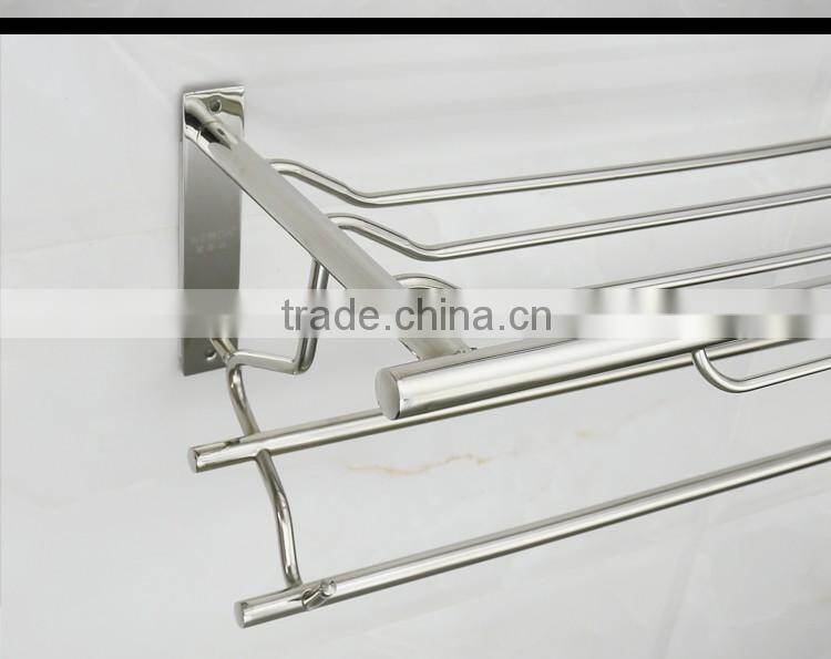 Wesda made in china high quality stainless bath towel shelf 092