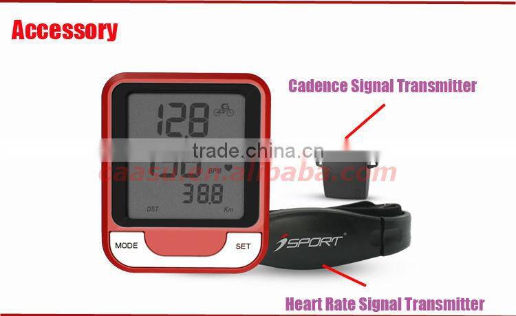 Electronic Heart Rate Tracker Bike Computer