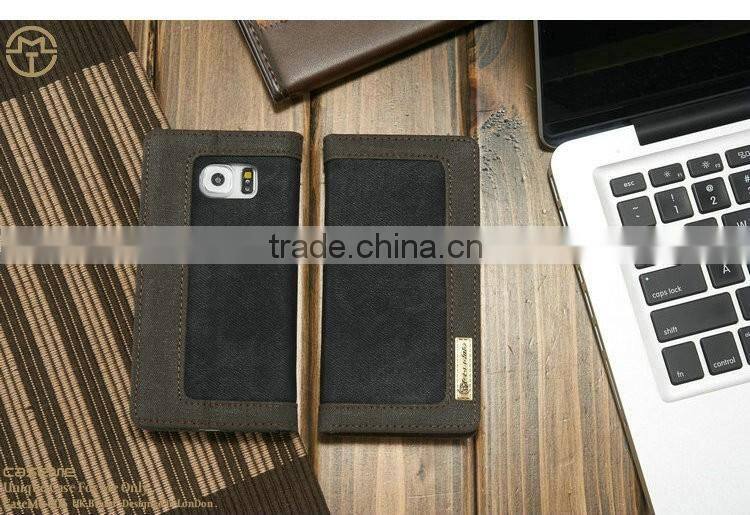 For Samsung Galaxy S6 Case, Book Style Flip Leather Case Cover for Samsung Galaxy S6